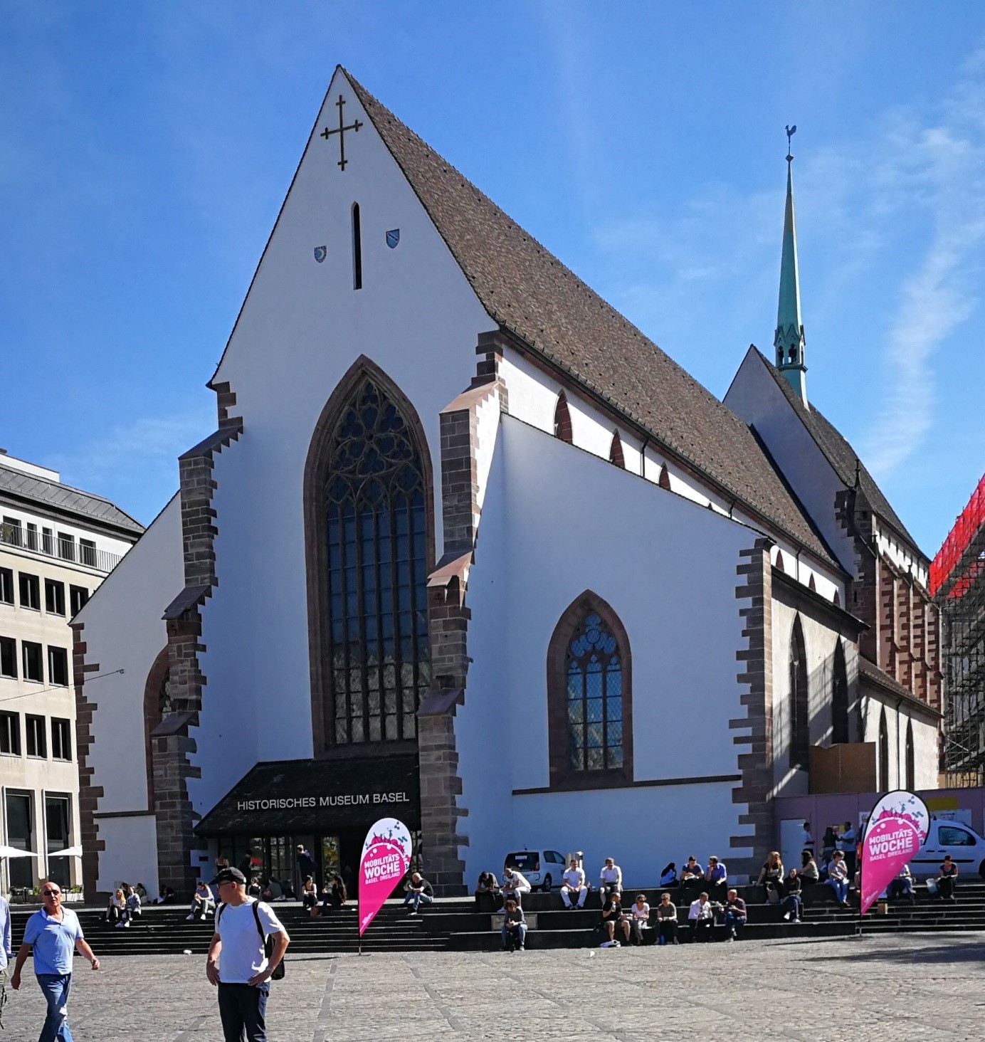 Vergrösserte Ansicht: Die Barfüsserkirche in Basel