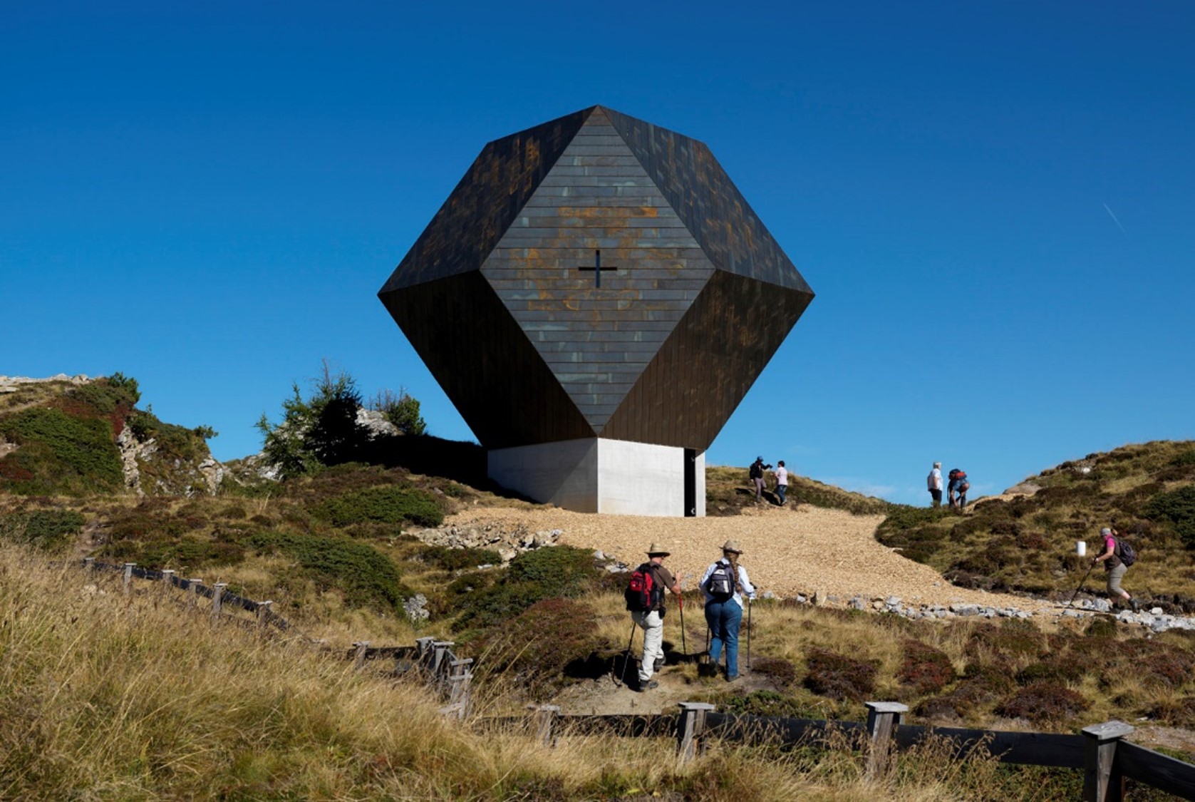 Enlarged view: Granatkapelle von Mario Botta