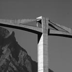 Ganterbrücke, Eisten, 1977-80, C. Menn, H. Rigendinger und W. Maag, Schneller-Schmidhalter-Ritz, Bloetzer + Pfammatter Foto: O. Monsch